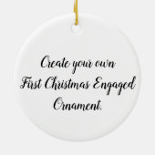 Creëer Uw eigen Ornament voor eerste kerstmis (Achterkant)