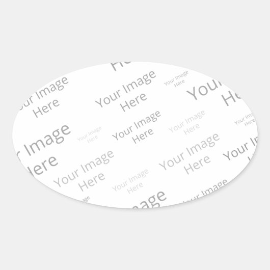 Creëer Uw eigen Ovaal Glossy Sticker (Voorkant)