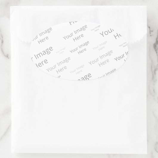 Creëer Uw eigen Ovaal Glossy Sticker (Tas)