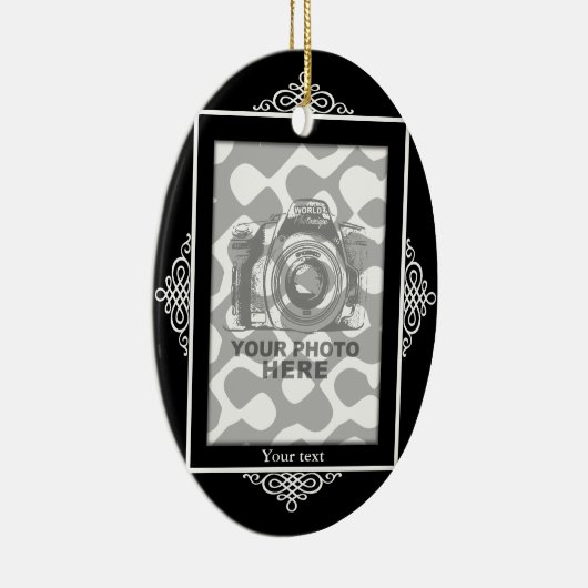 Creëer Uw eigen ovaal ornament Black Lijst (Rechts)