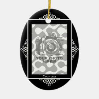 Creëer Uw eigen ovaal ornament Black Lijst