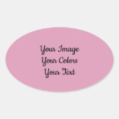 Creëer Uw eigen Ovale Sticker (Voorkant)