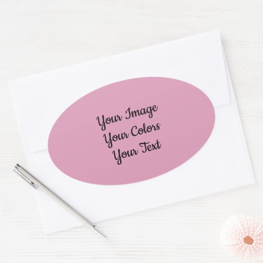 Creëer Uw eigen Ovale Sticker (Envelop)