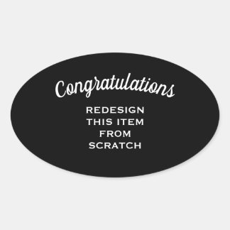 Creëer Uw eigen Ovale Sticker