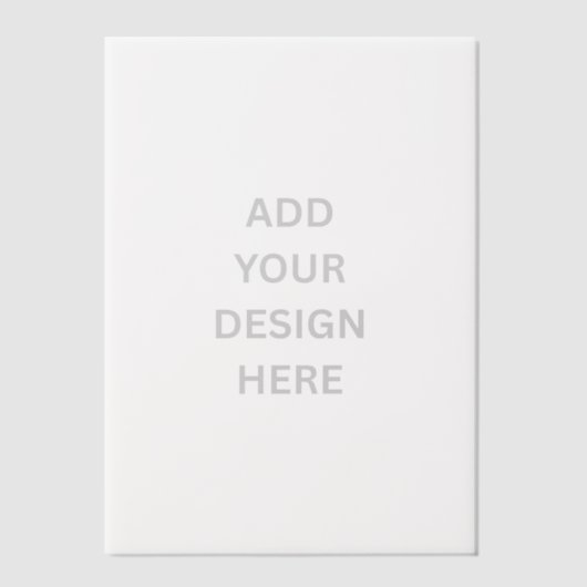 Creëer uw eigen overlay vellum uitnodigingen (Voorkant)