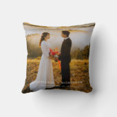 Creëer Uw eigen paar foto toevoegen namen Kussen (Achterkant)