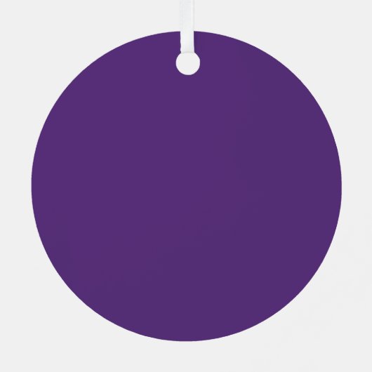 Creëer Uw eigen Paars Metalen Ornament (Achterkant)