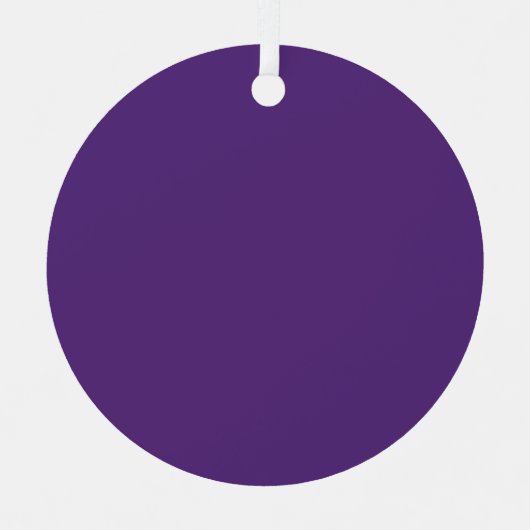 Creëer Uw eigen Paars Metalen Ornament (Voorkant)