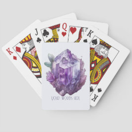 Creëer Uw eigen Paarse Amethystkristallen Pokerkaarten