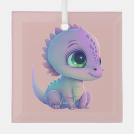 Creëer Uw eigen Paarse Baby Dragon Glas Ornament