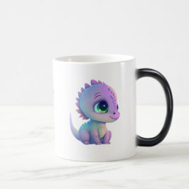Creëer Uw eigen Paarse Baby Dragon Magische Mok