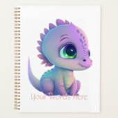 Creëer Uw eigen Paarse Baby Dragon Planner (Voorkant)