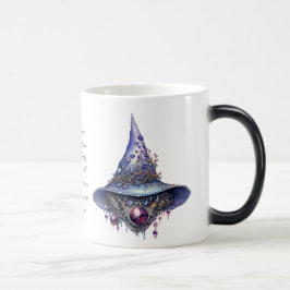 Creëer Uw eigen Paarse Bejeweled Crystal Witch Pet Magische Mok