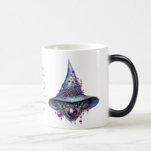 Creëer Uw eigen Paarse Bejeweled Crystal Witch Pet Magische Mok