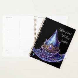 Creëer Uw eigen Paarse Bejeweled Dragon Witch Pet Planner