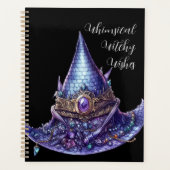 Creëer Uw eigen Paarse Bejeweled Dragon Witch Pet Planner (Voorkant)