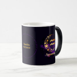 Creëer Uw eigen Paarse Celestial Waterman Zodiac Magische Mok