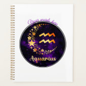Creëer Uw eigen Paarse Celestial Waterman Zodiac Planner (Voorkant)