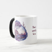 Creëer Uw eigen Paarse Fantasy Landscape Magische Mok (Voorkant links)