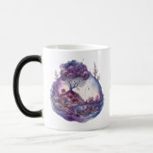 Creëer Uw eigen Paarse Fantasy Landscape Magische Mok (Links)