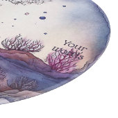 Creëer Uw eigen Paarse Fantasy Landscape Snijplank (Hoek)