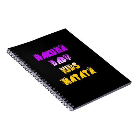 Creëer Uw eigen Paarse Gele Baby Kinder Kunst Notitieboek (Rechterzijde)