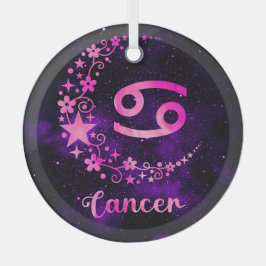 Creëer Uw eigen Paarse Hemelkanker Zodiac Glas Ornament