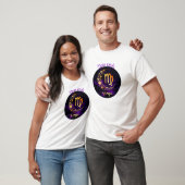 Creëer Uw eigen Paarse Hemelse Maagd Zodiac T-shirt (Unisex)