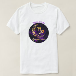 Creëer Uw eigen Paarse Hemelse Steenbok Zodiac T-shirt