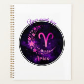 Creëer Uw eigen Paarse Hemelvaart Ram Zodiac Planner (Voorkant)