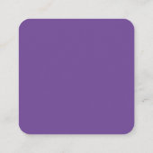 Creëer Uw Eigen - Paarse Informatiekaartje (Achterkant)