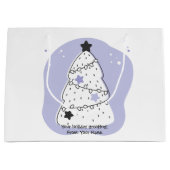 Creëer uw eigen Paarse kerstboom Groot Cadeauzakje (Voorkant)