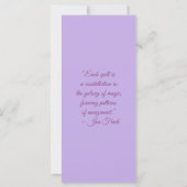 Creëer Uw eigen Paarse Kristallen & Bloemen Bladwi (Achterkant)