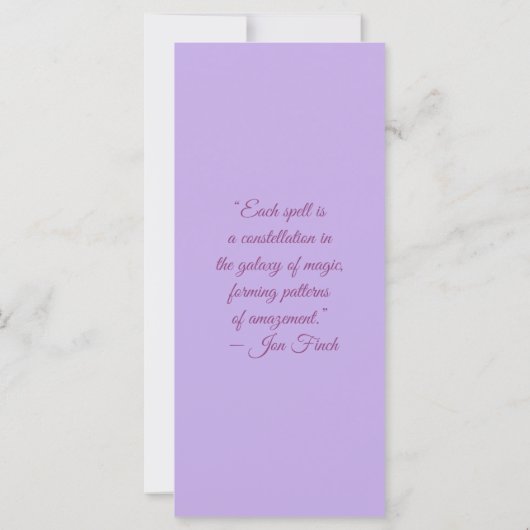 Creëer Uw eigen Paarse Kristallen & Bloemen Bladwi (Achterkant)