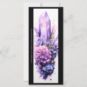 Creëer Uw eigen Paarse Kristallen & Bloemen Bladwi (Voorkant)