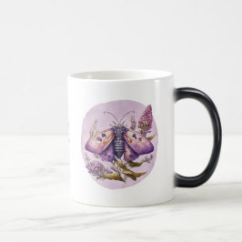 Creëer Uw eigen Paarse mot & Wildflower Magische Mok