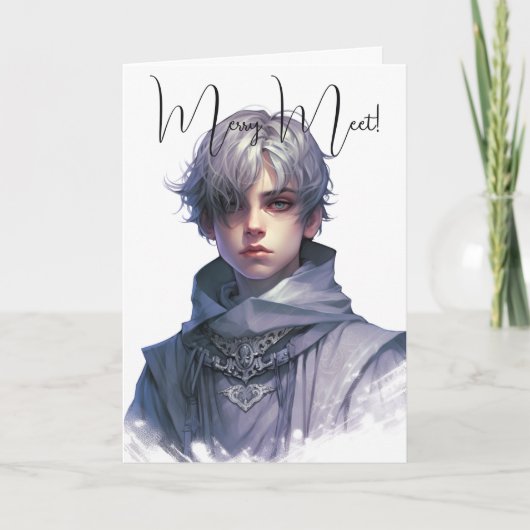 Creëer Uw eigen Paarse Prins Kaart (Voorkant)