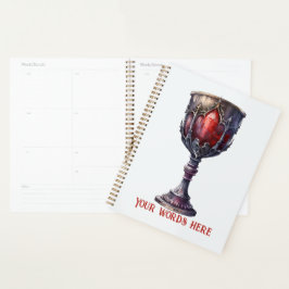 Creëer Uw eigen Paarse & Rode Kelk Planner