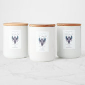 Creëer Uw eigen Paarse Uil Apothecary Label Voedselcontainer Etiket (Flessen)