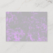 Creëer uw eigen Paarse zwarte gotische textuur Advieskaart (Achterkant)