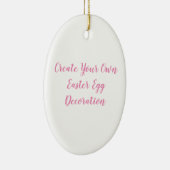 Creëer Uw eigen paaseieren Keramisch Ornament (Rechts)