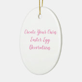 Creëer Uw eigen paaseieren Keramisch Ornament (Links)