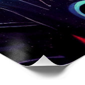 Creëer Uw eigen Panda in de ruimte Astronaut Perfect Poster (Hoek)