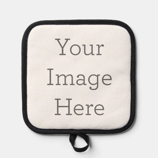 Zwart Siliconen Hittebescherming, Alleen pannenlap (Voorkant)