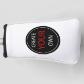 Creëer Uw eigen papier - merknaam / Aangepast Golfheadcover (Voorkant)