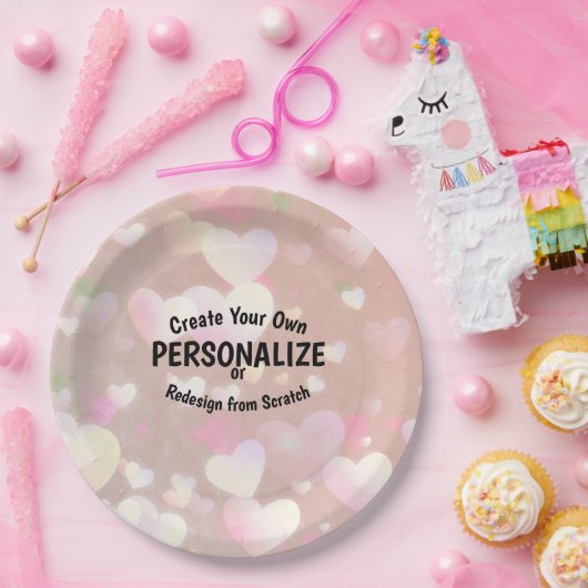 Creëer Uw eigen Papieren Bordje (Feest)