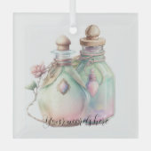Creëer uw eigen parfumflesjes glas ornament (Voorkant)