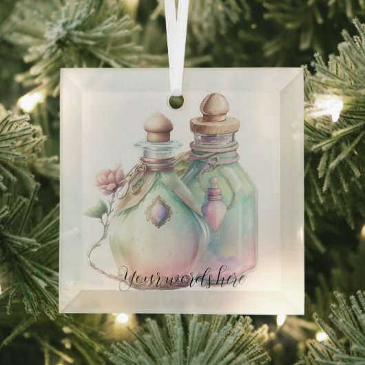 Creëer uw eigen parfumflesjes glas ornament (Insitu)