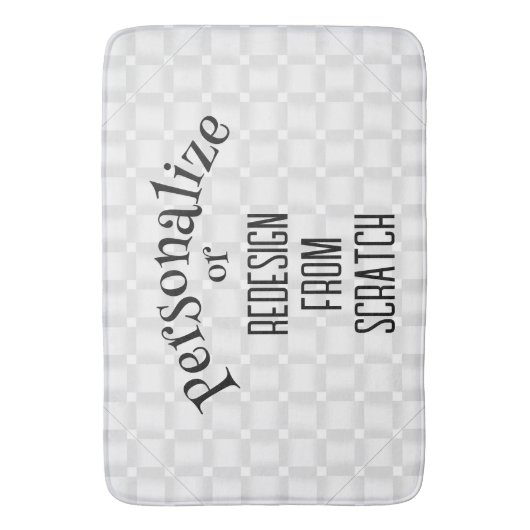 Creëer uw eigen — pas dit aan badmat (Voorkant Verticaal)