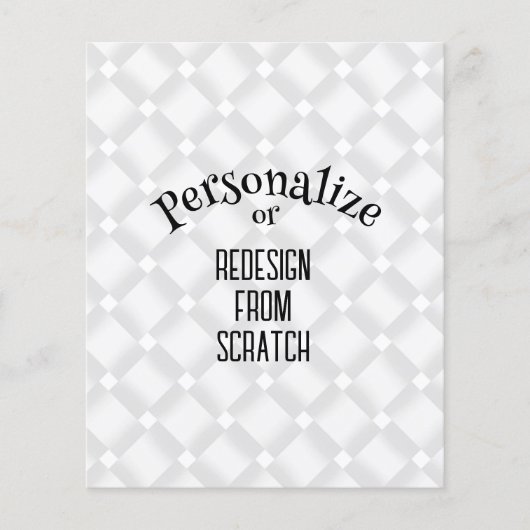 Creëer uw eigen — pas dit aan flyer (Voorkant)